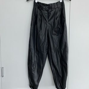 Leather H&M pants